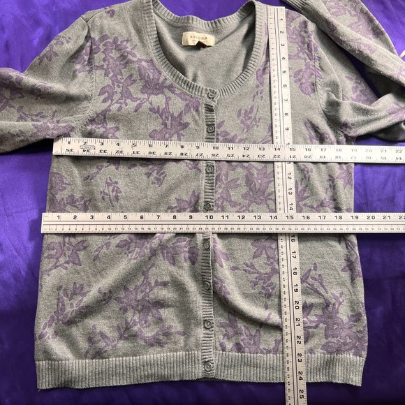 📌Sonoma Cotton Floral Design Long Sleeves Cosy Cardigan - Picture 7 of 13